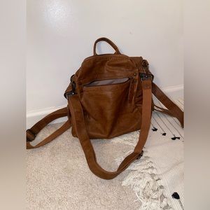 Vonxury brown leather bag